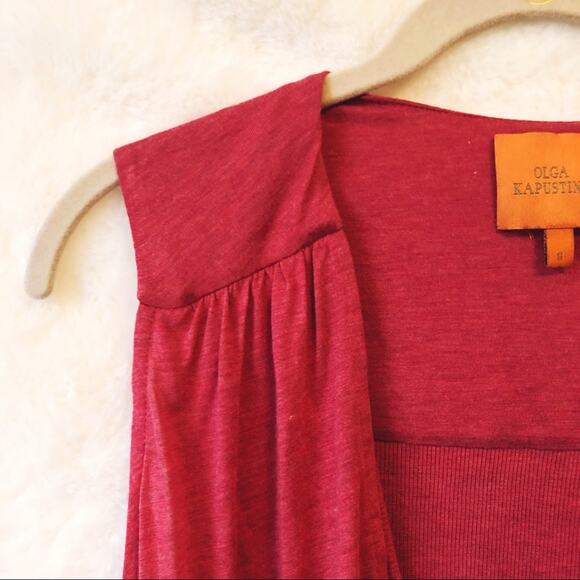 Olga Kapustina Raspberry Layering Top - Picture 8 of 8